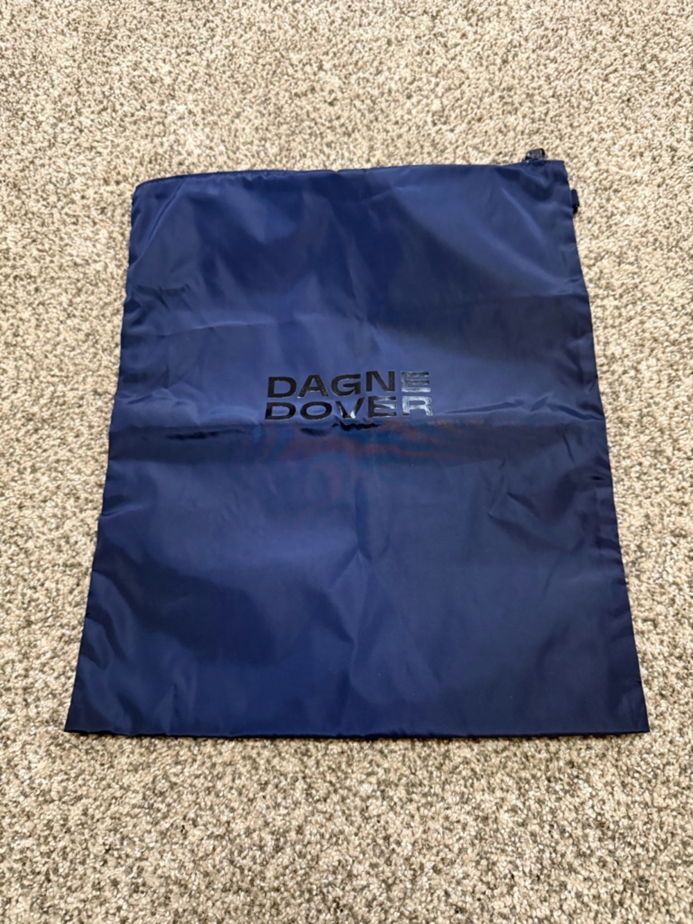 DAGNE DOVER Navy Washable Bag